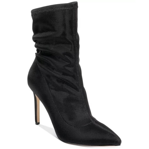 Jewel Badgley Mischka Ronnie Evening Booties Womens 6.5 Black Stiletto Heel New - Picture 1 of 9